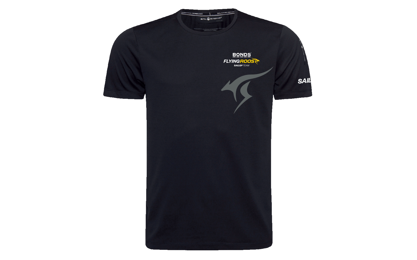 Bonds Flying Roos Technical Tee - Carbon | Australia SailGP Team – Sail ...