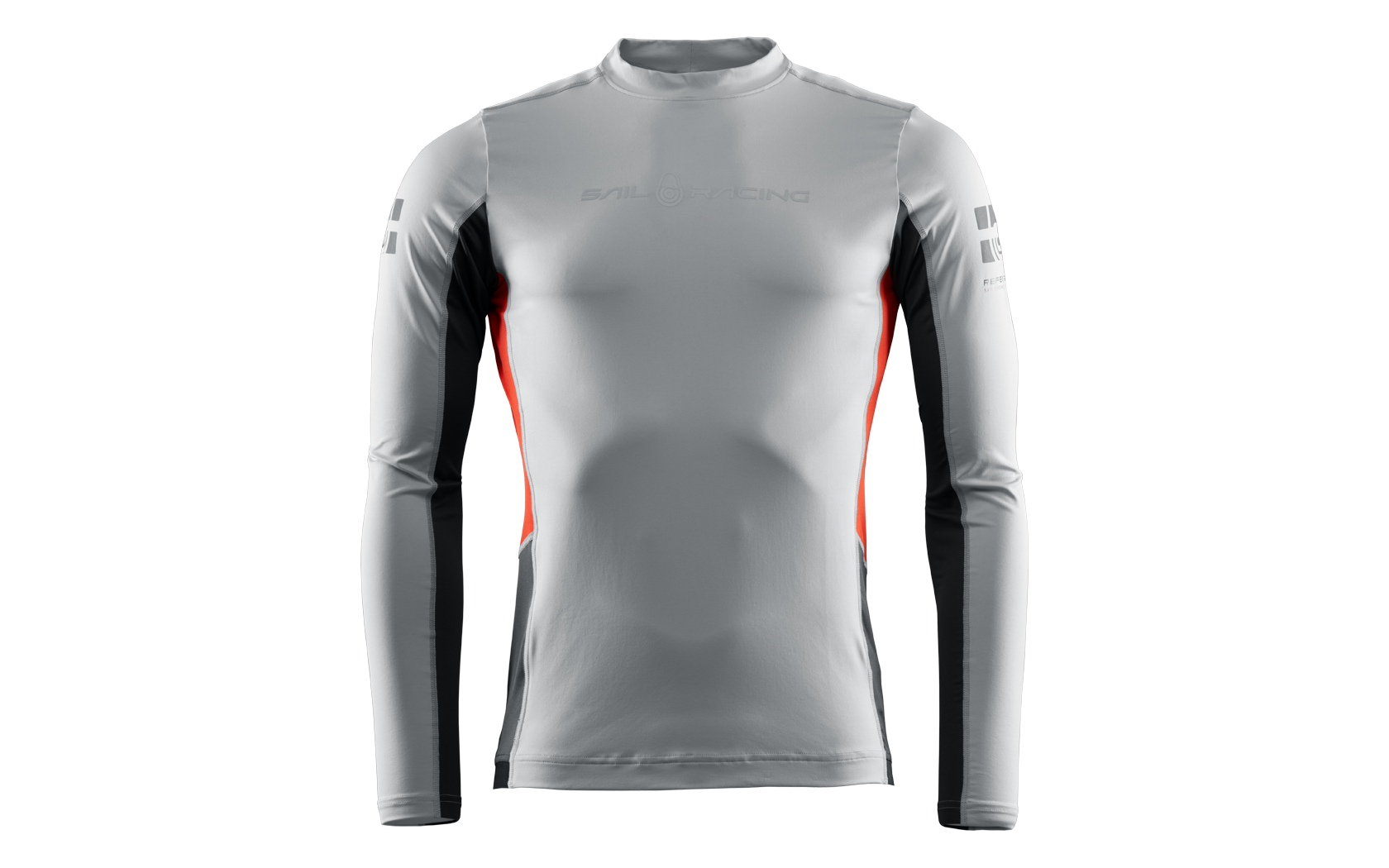 Reference Long Sleeve Rashguard - Light Grey | Sail Racing Australia ...